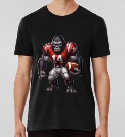 American Football Gorilla 5 T-shirt