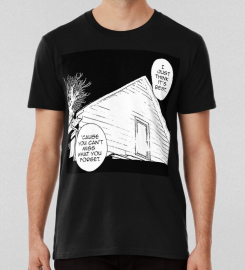 American Football House Manga Style T-shirt