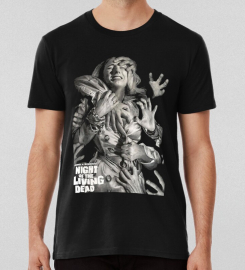 American Horror Films Night Of The Living Dead T-shirt