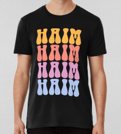 American Pop Rock Band Including 3 Branches Haim Vibes Cute Graphic Gift T-shirt